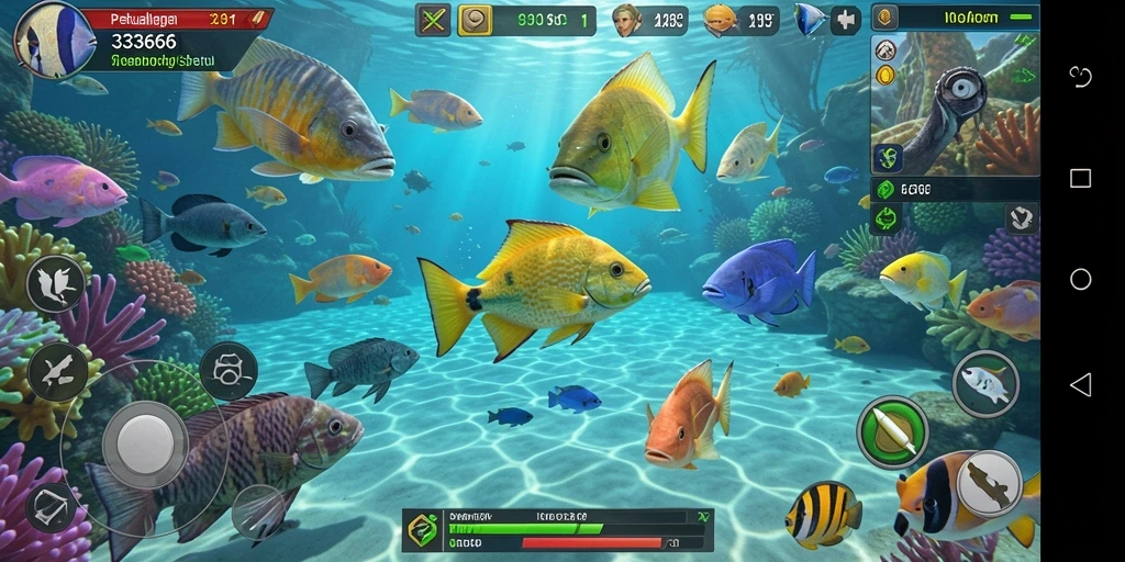 Tangkapan layar menarik dari gameplay Tembak Ikan yang seru.