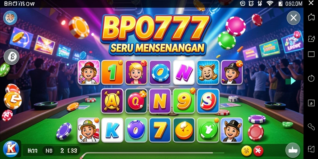 Tampilan menarik dari gameplay seru Bingo BPO777.