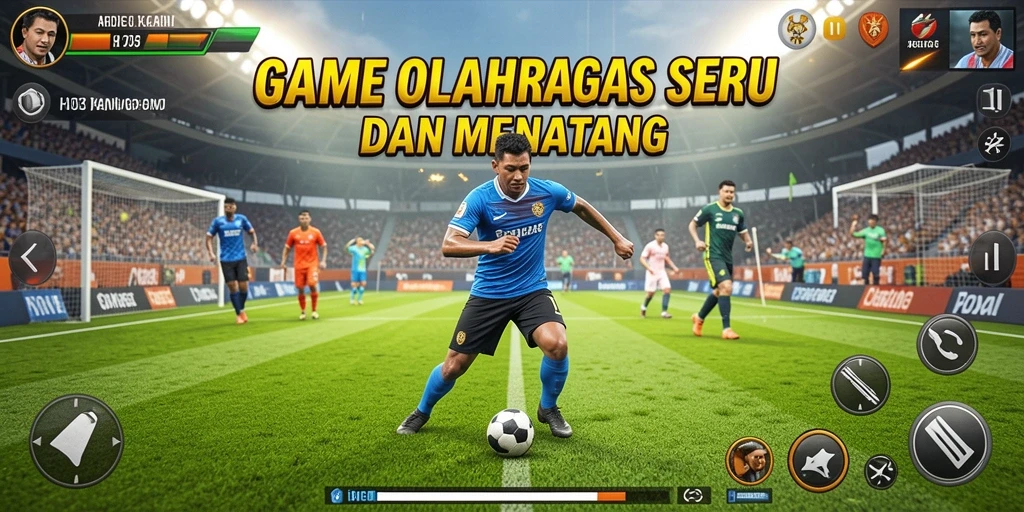 Tampilan menarik dari gameplay H03 yang penuh aksi olahraga.