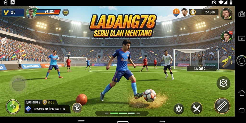 Tampilan gameplay menarik di LADANG78 dengan aksi olahraga yang mendebarkan.
