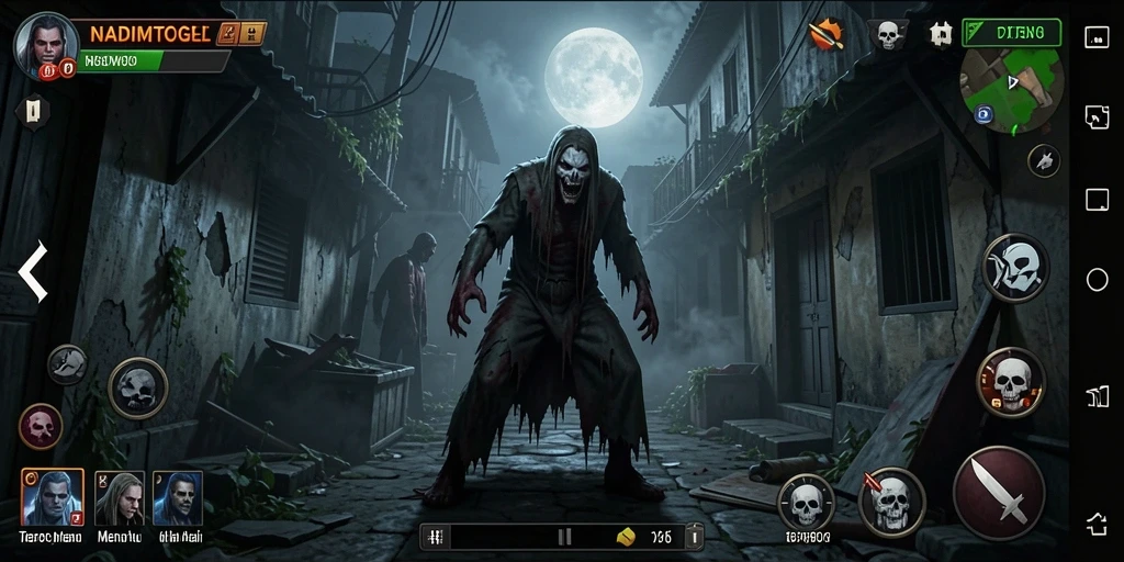 Gambaran seram dari gameplay NADIMTOGEL yang menegangkan.