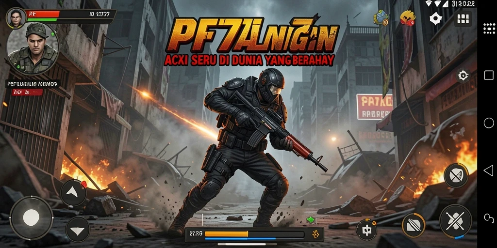 Tangkapan layar gameplay PF777 menunjukkan aksi seru dan mendebarkan.