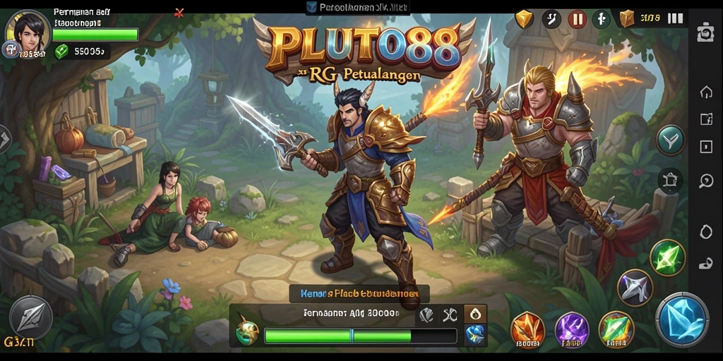 Tampilan gameplay RPG yang menarik dan penuh aksi.