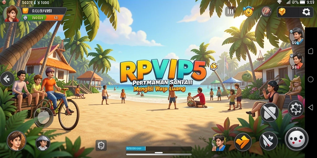 Tampilan gameplay menarik dari RPVIP5 yang seru dan menghibur.
