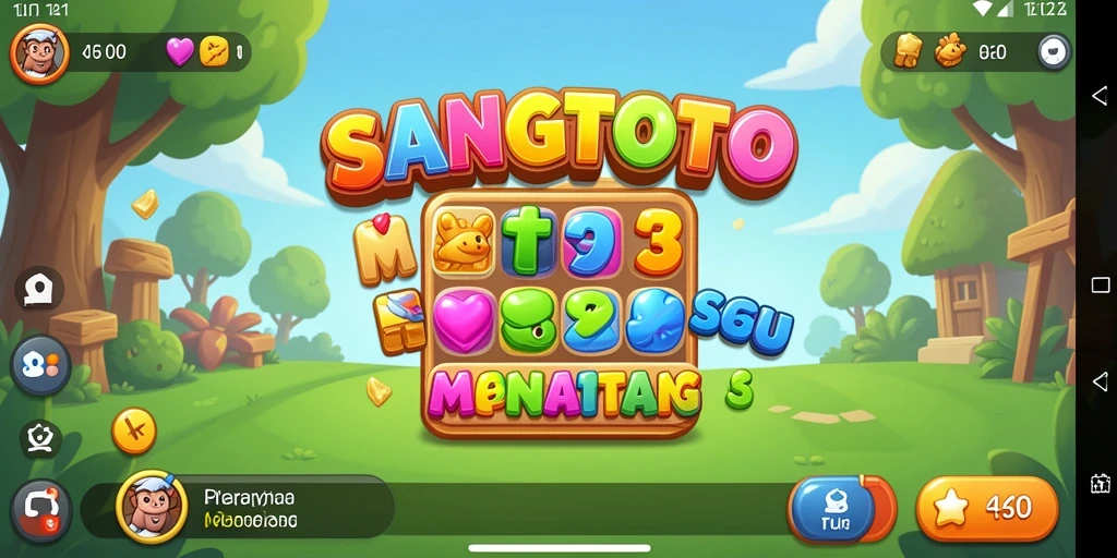 Tangkapan layar dari permainan SANGTOTO yang menunjukkan gameplay Match-3 yang menyenangkan.
