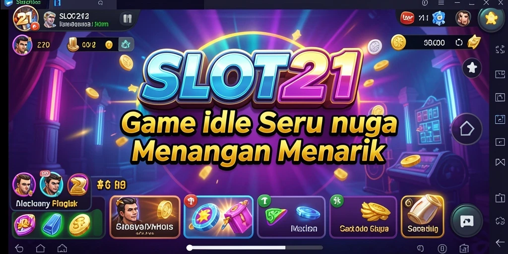 Screenshot menunjukkan gameplay menarik dan interaktif dari SLOT21.