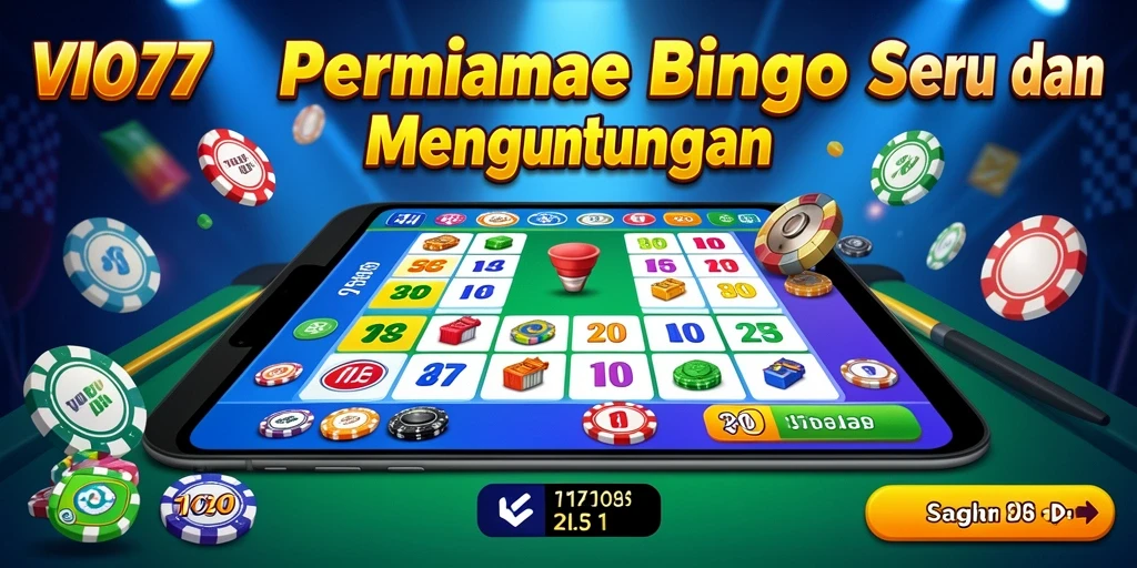 Tampilan gameplay Bingo yang seru dan interaktif di VIO77.