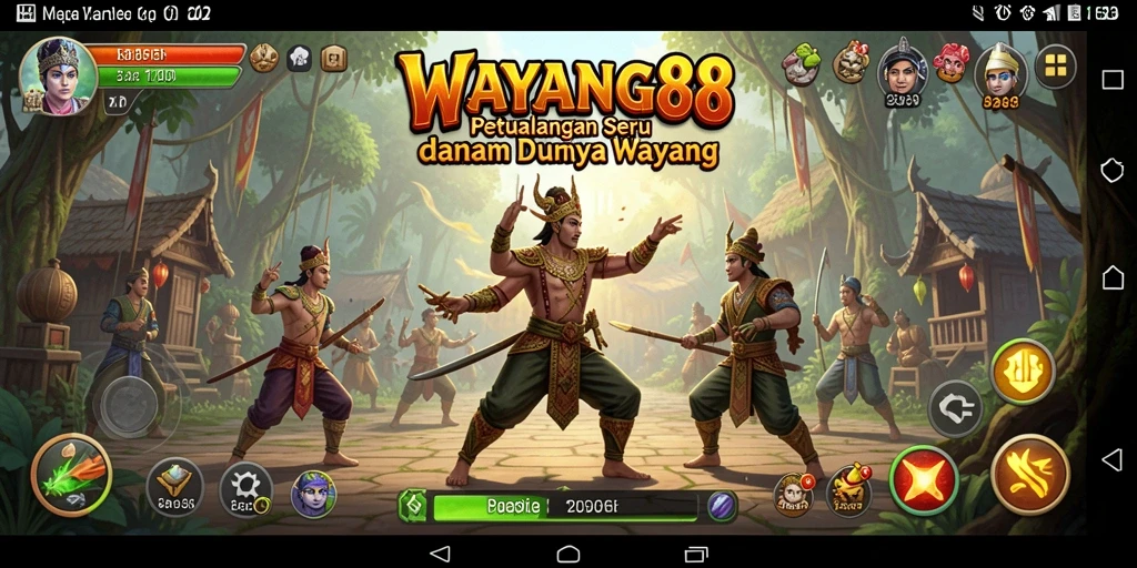 Tampilan screenshot dari gameplay <strong>WAYANG88</strong> yang menarik dan penuh warna.