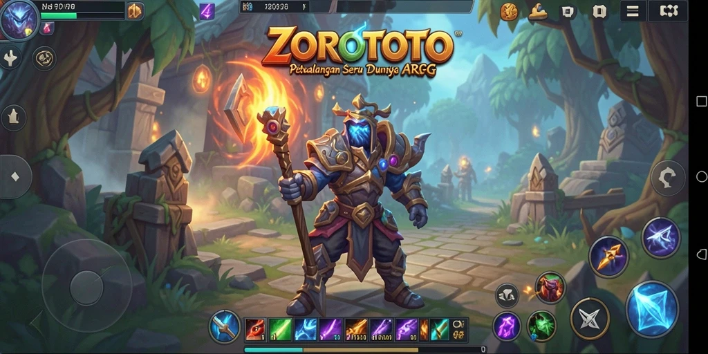 Tampilan seru gameplay ARPG ZOROTOTO dengan aksi penuh ketegangan.